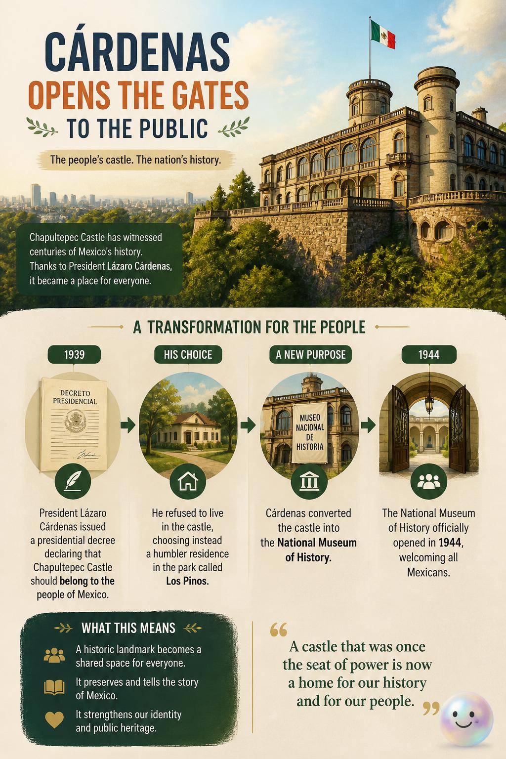 キャッスルページ What historic technology was demonstrated for the first time in