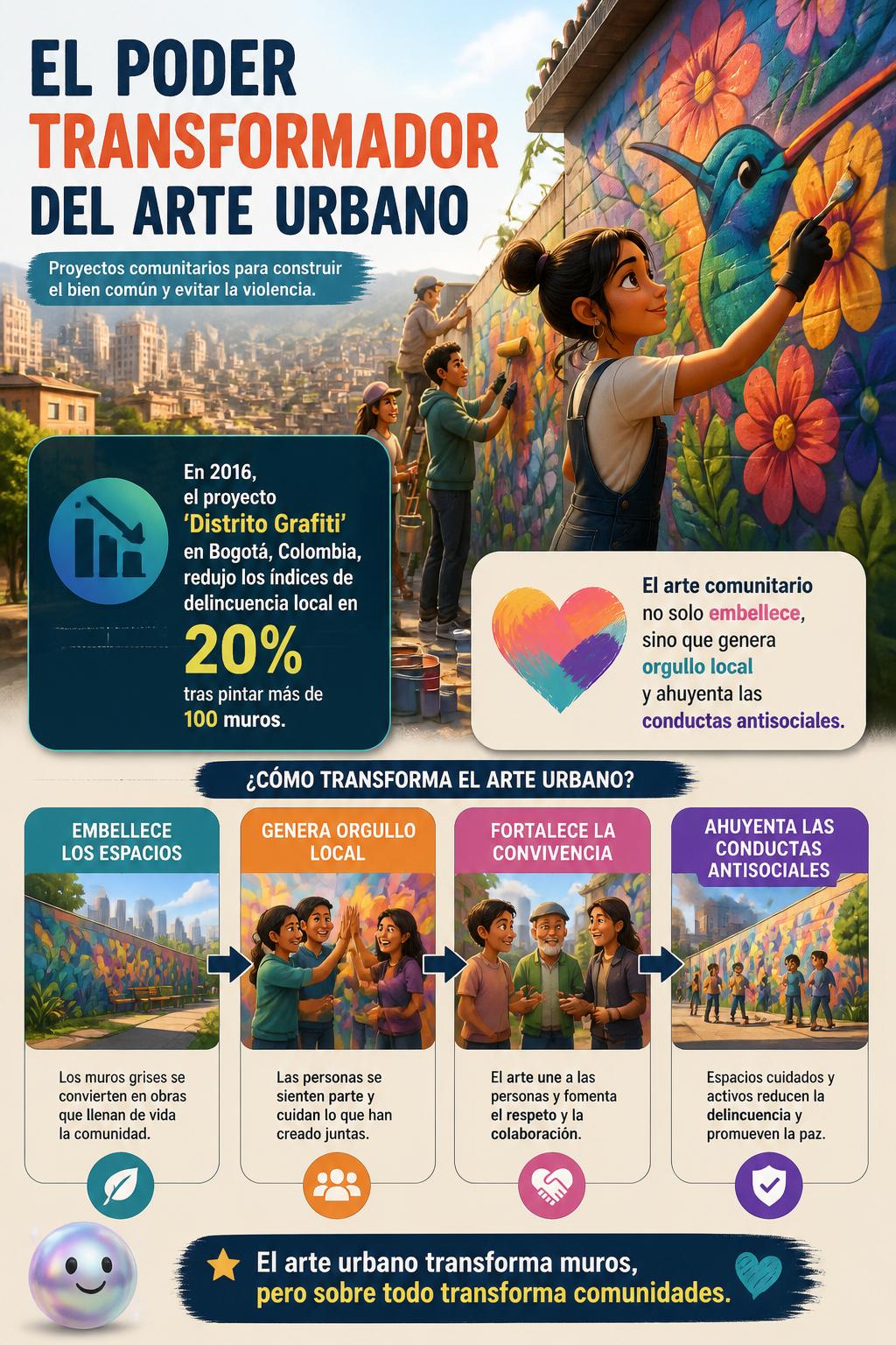 El poder transformador del arte urbano