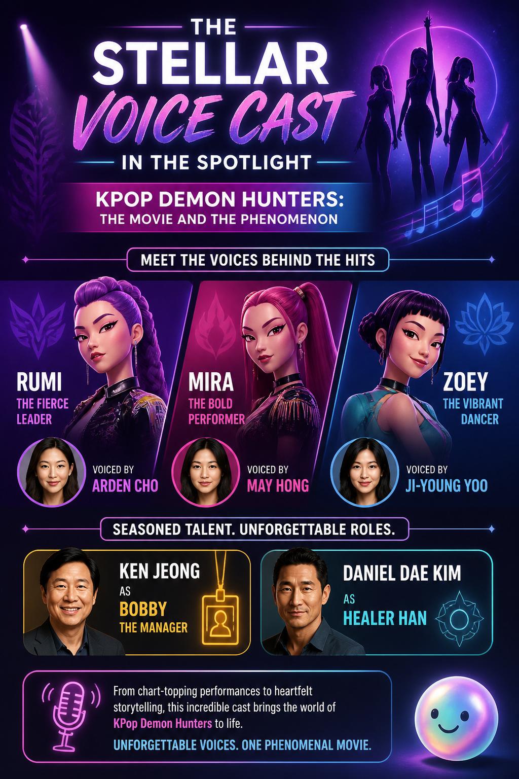 The stellar voice cast in the spotlight