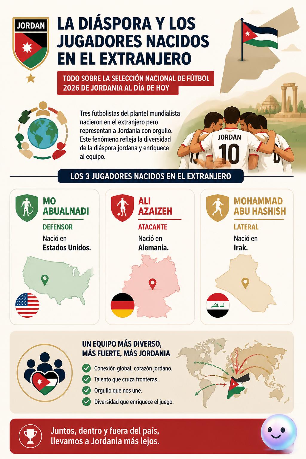 La diáspora y los jugadores nacidos en el extranjero