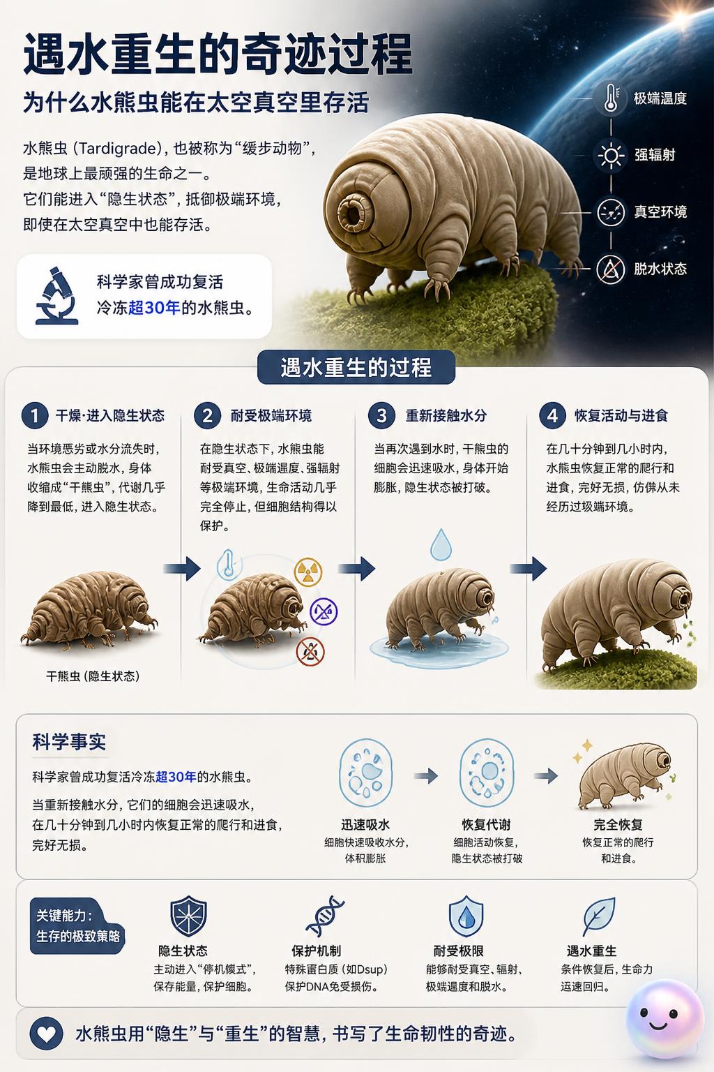 遇水重生的奇迹过程