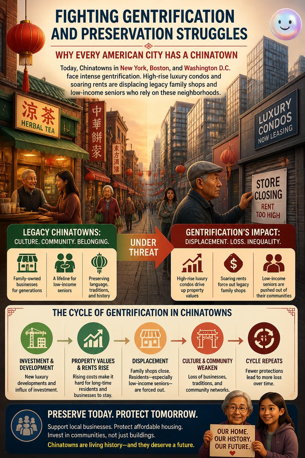 Fighting gentrification and preservation struggles