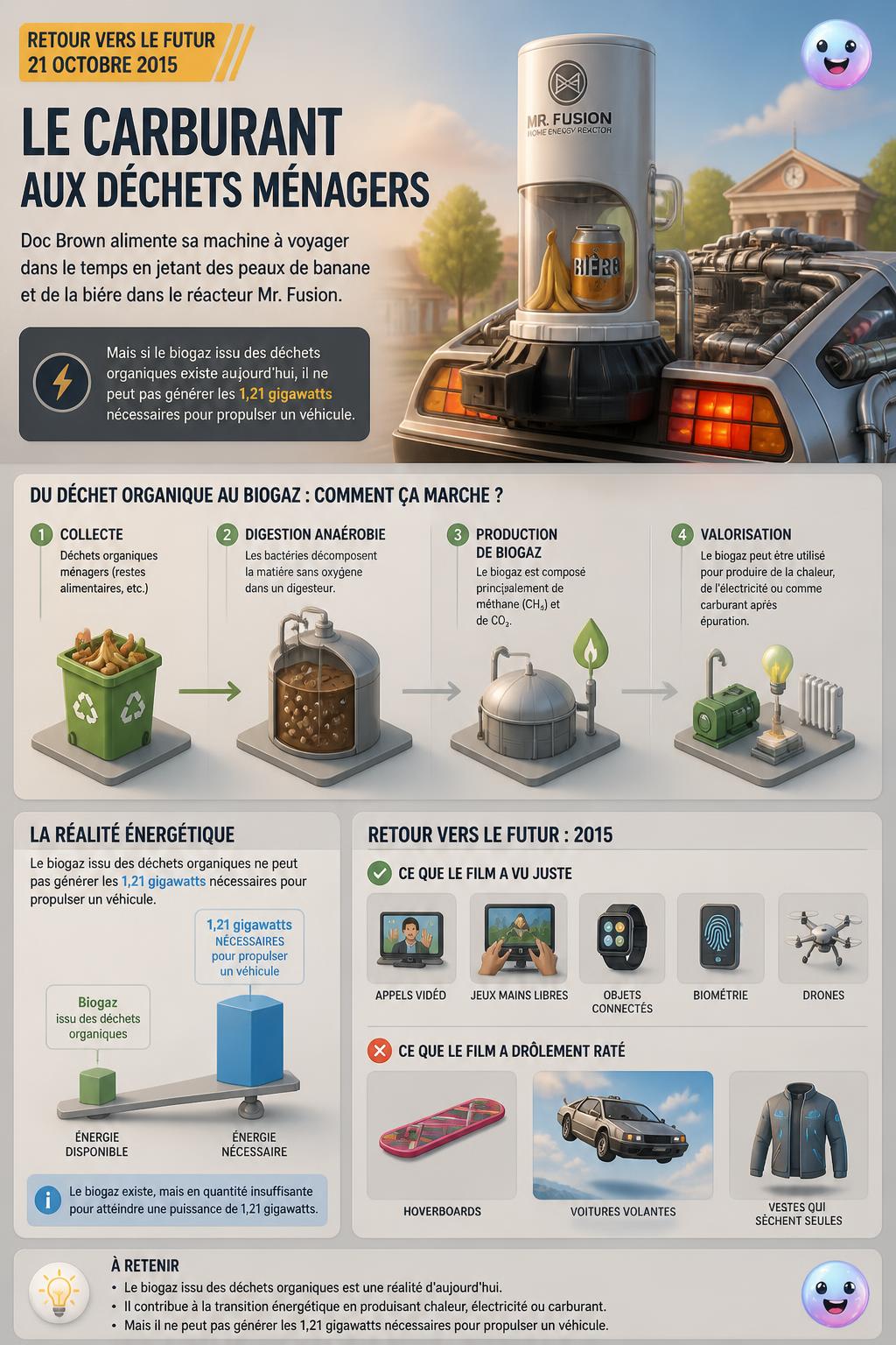 Le carburant aux déchets ménagers