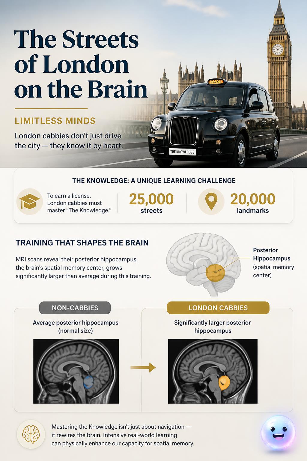 The streets of London on the brain
