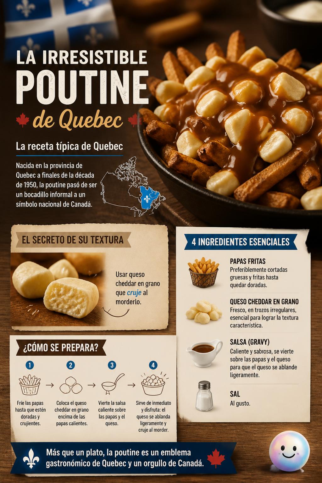 La irresistible poutine de Quebec