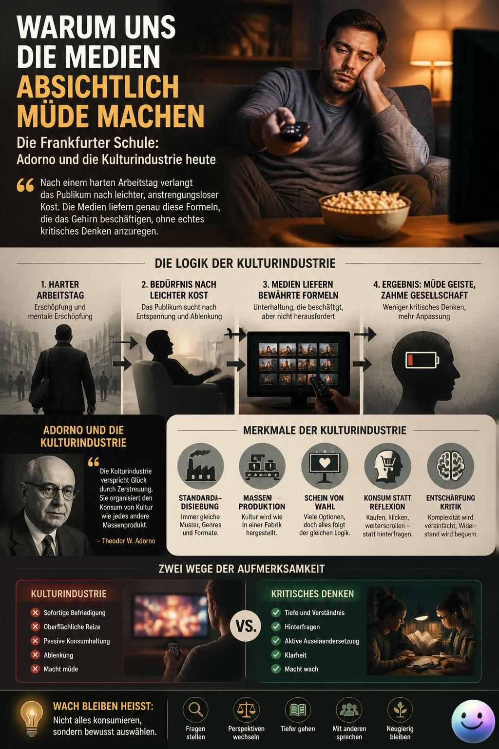Warum uns die Medien absichtlich müde machen