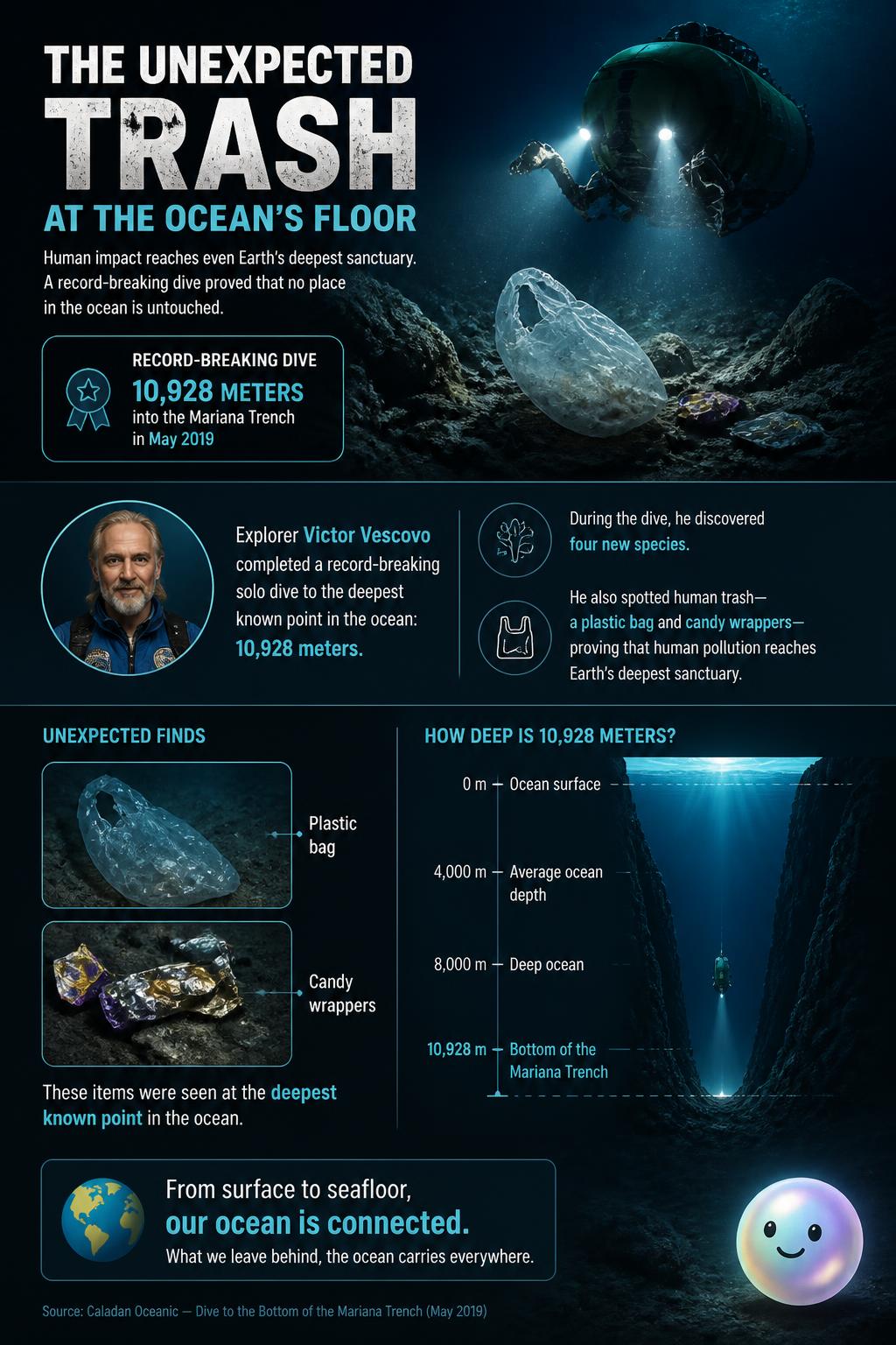 The unexpected trash at the ocean's floor