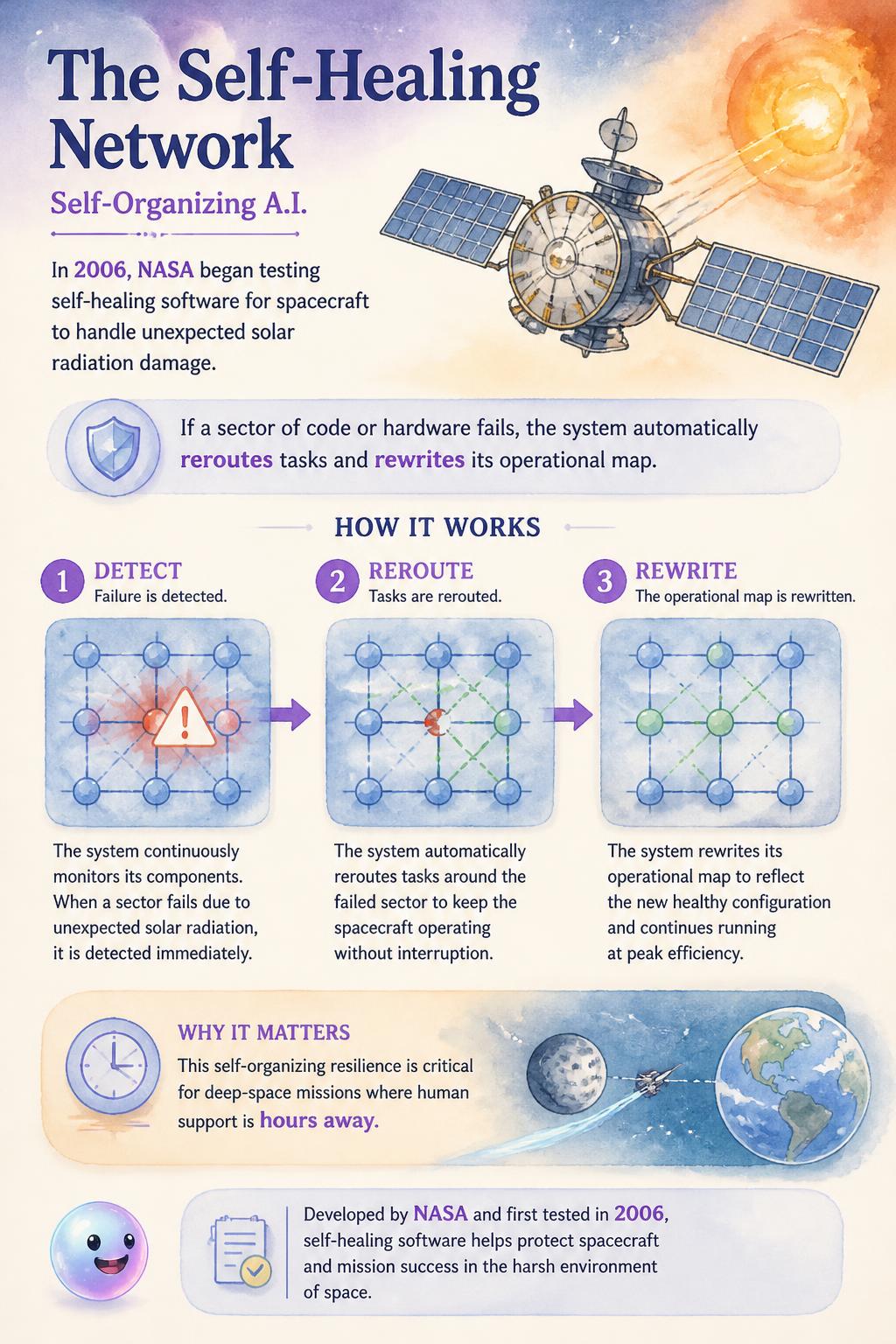 The self-healing network