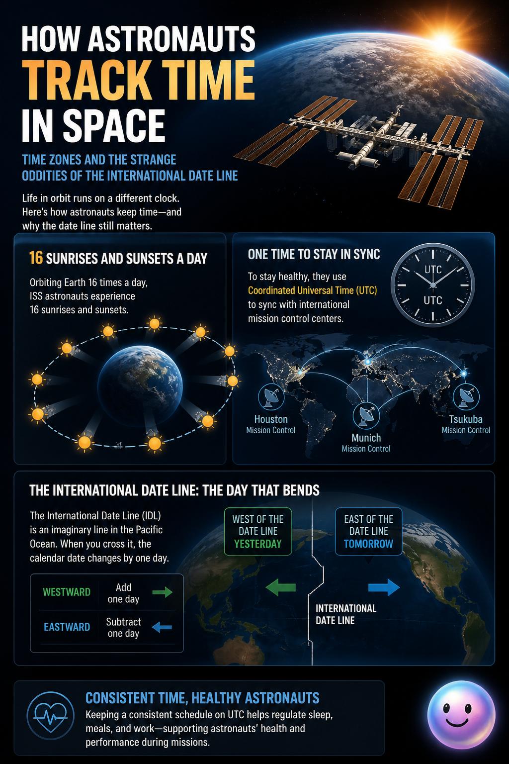 How astronauts track time in space
