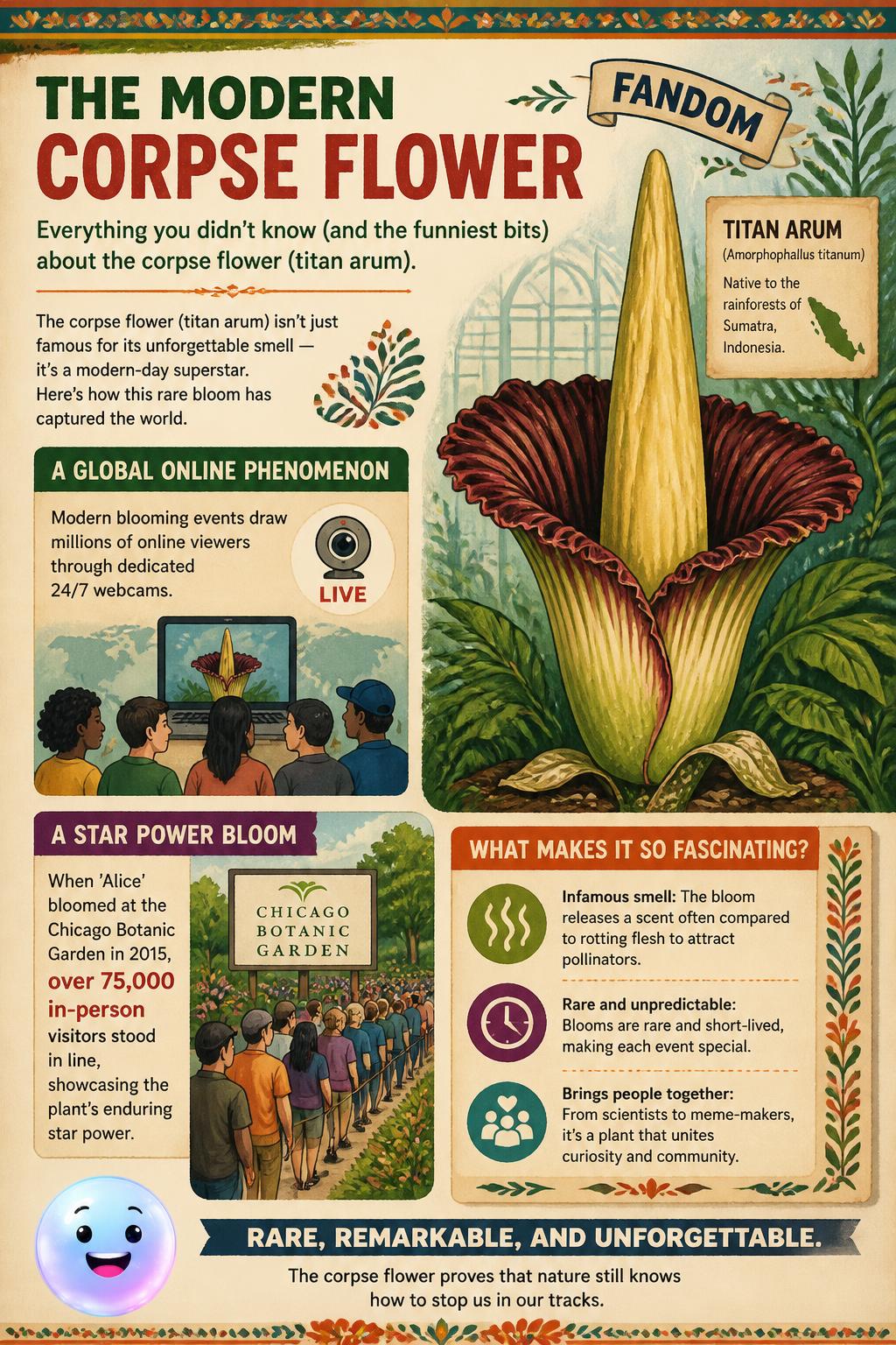 The modern corpse flower fandom