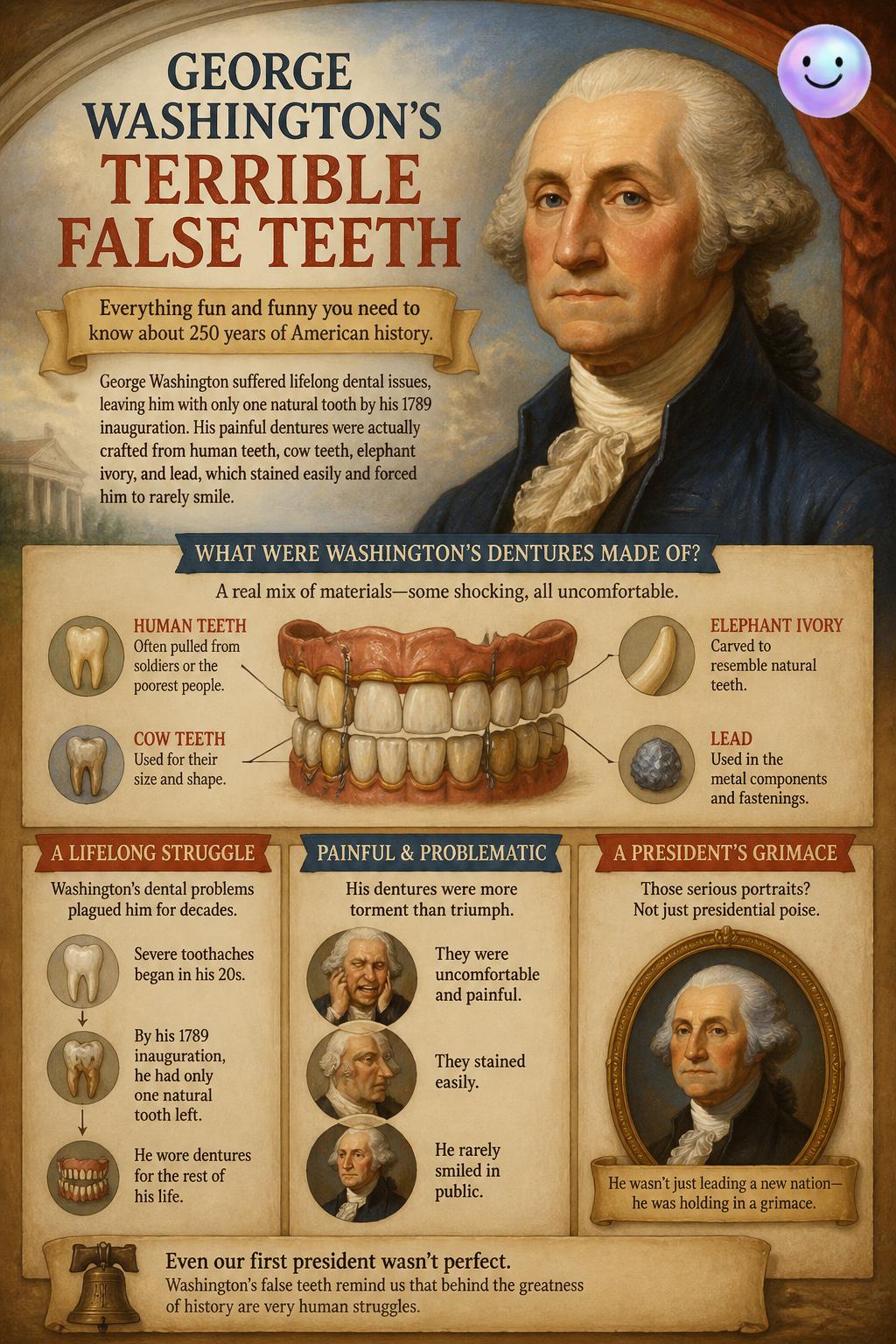 George Washington's terrible false teeth