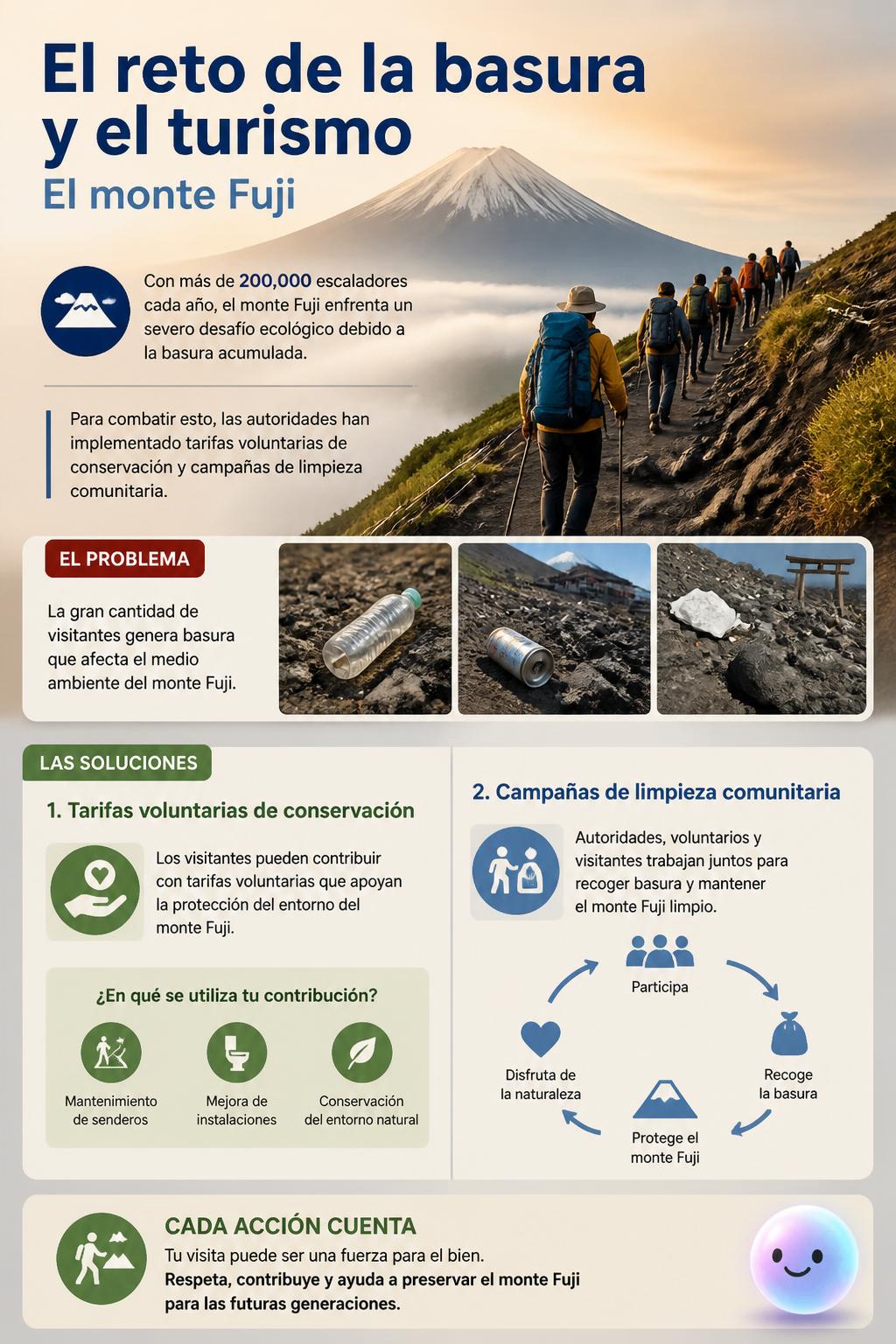 El reto de la basura y el turismo