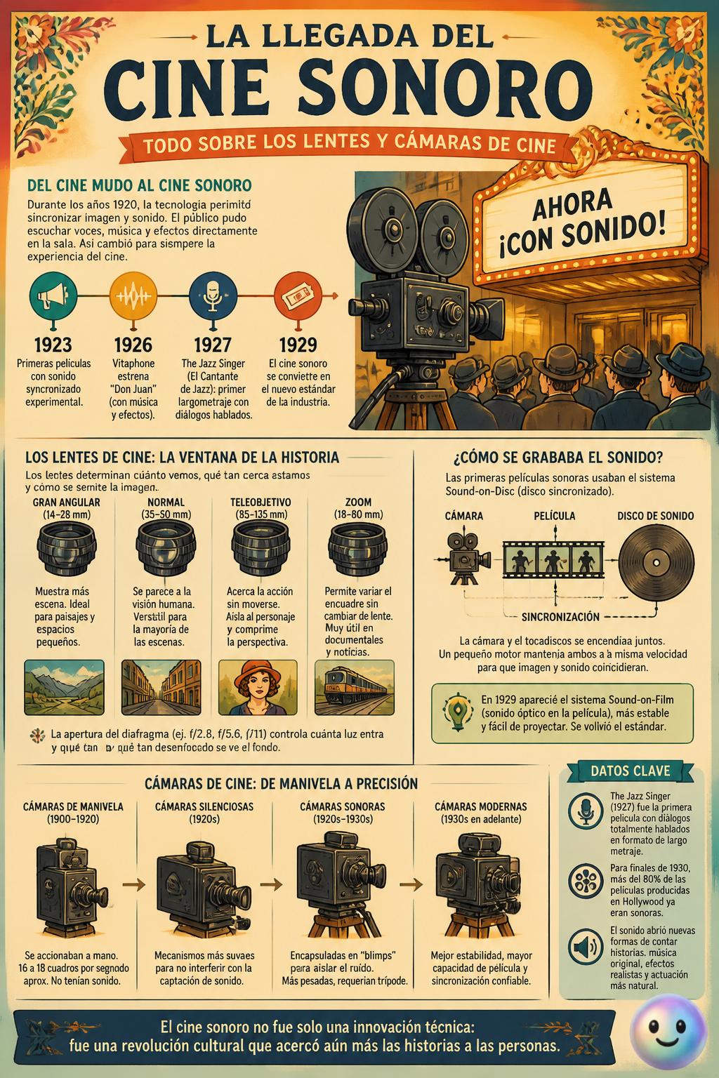 La llegada del cine sonoro