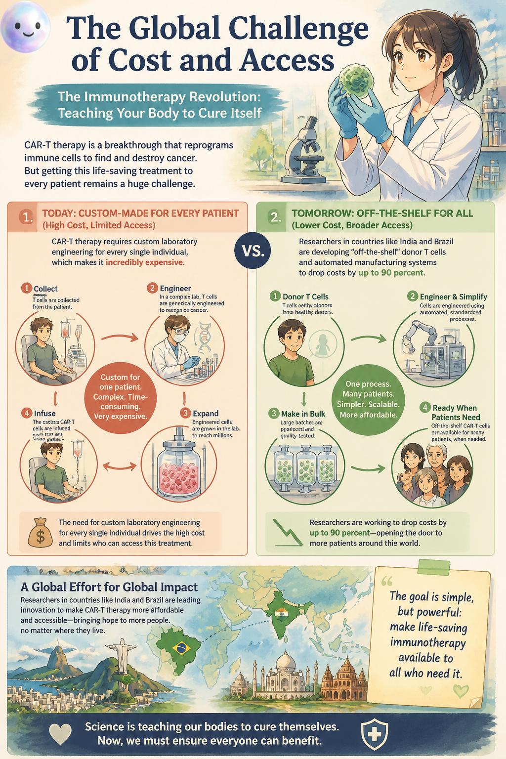 The global challenge of cost and access