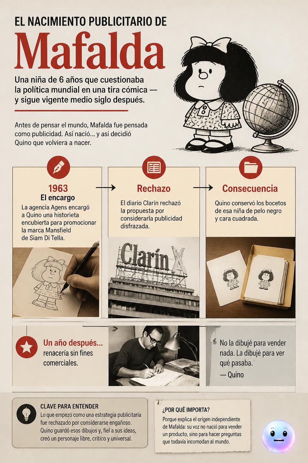 El nacimiento publicitario de Mafalda