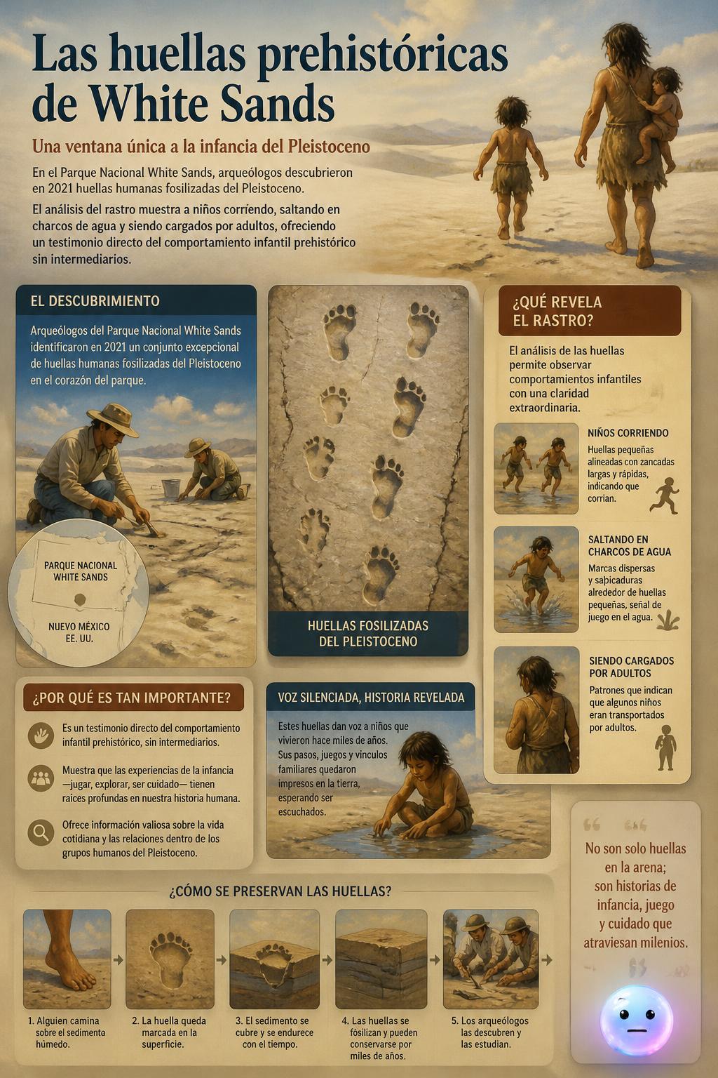Las huellas prehistóricas de White Sands