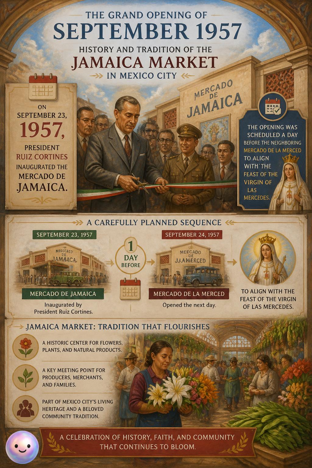 The grand opening of September 1957