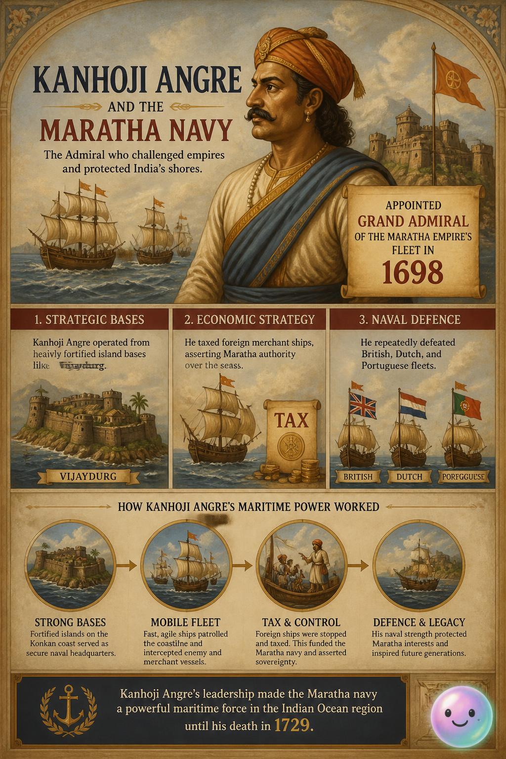 Kanhoji Angre and the Maratha navy