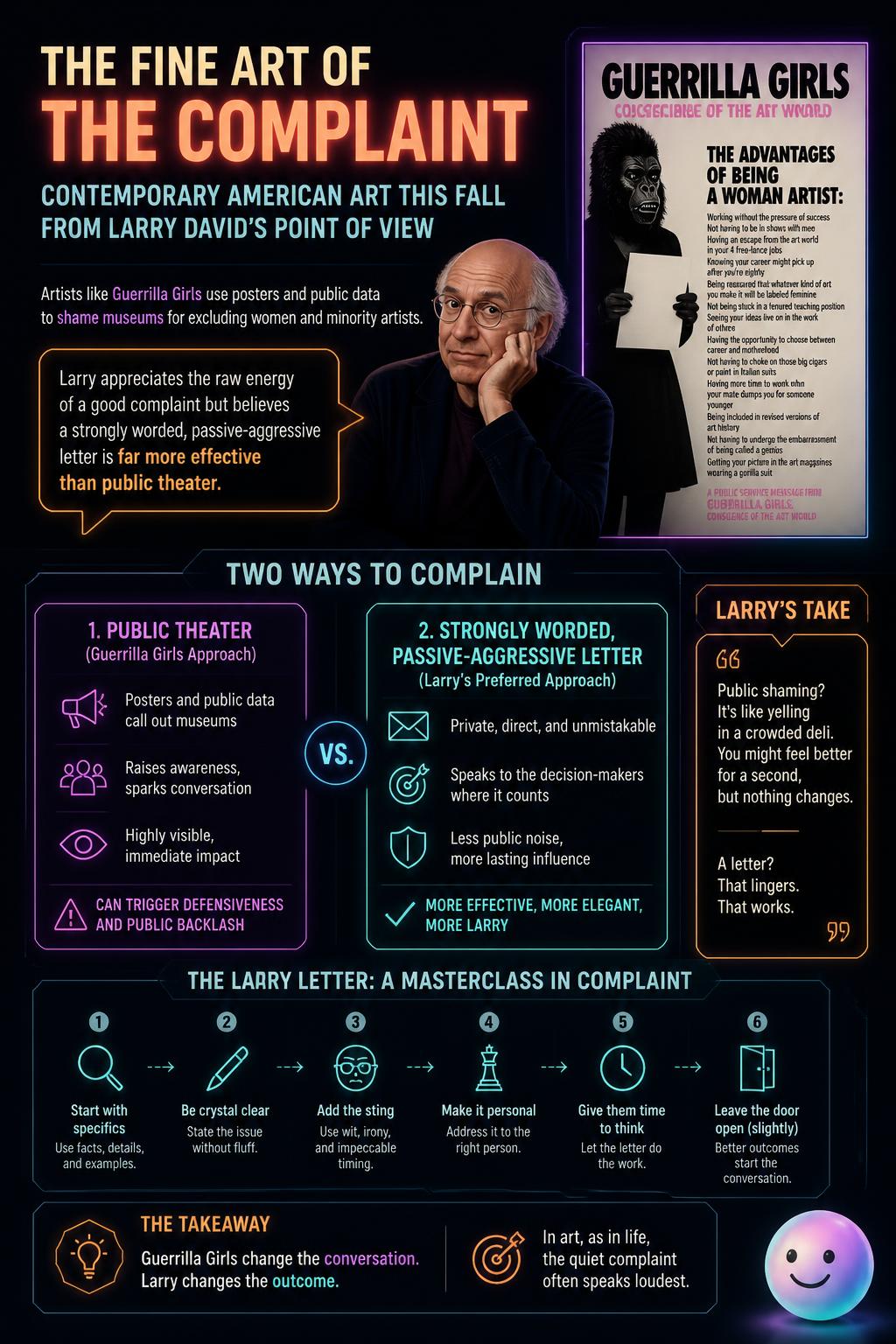 The fine art of the complaint