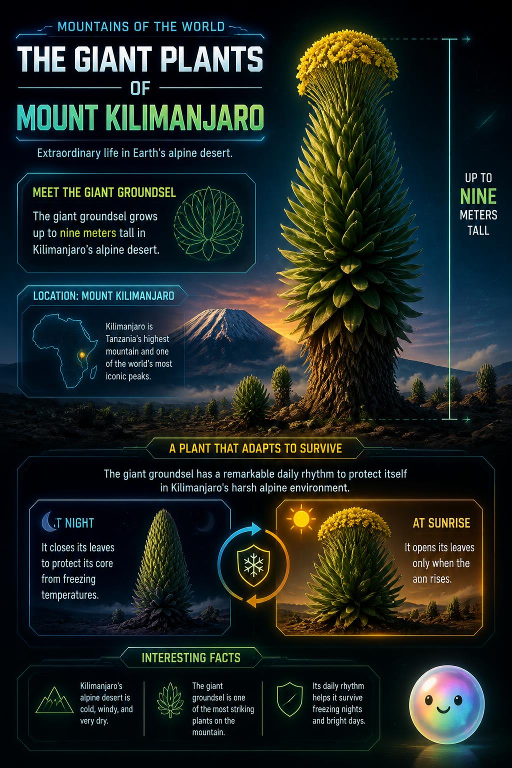 The giant plants of Mount Kilimanjaro