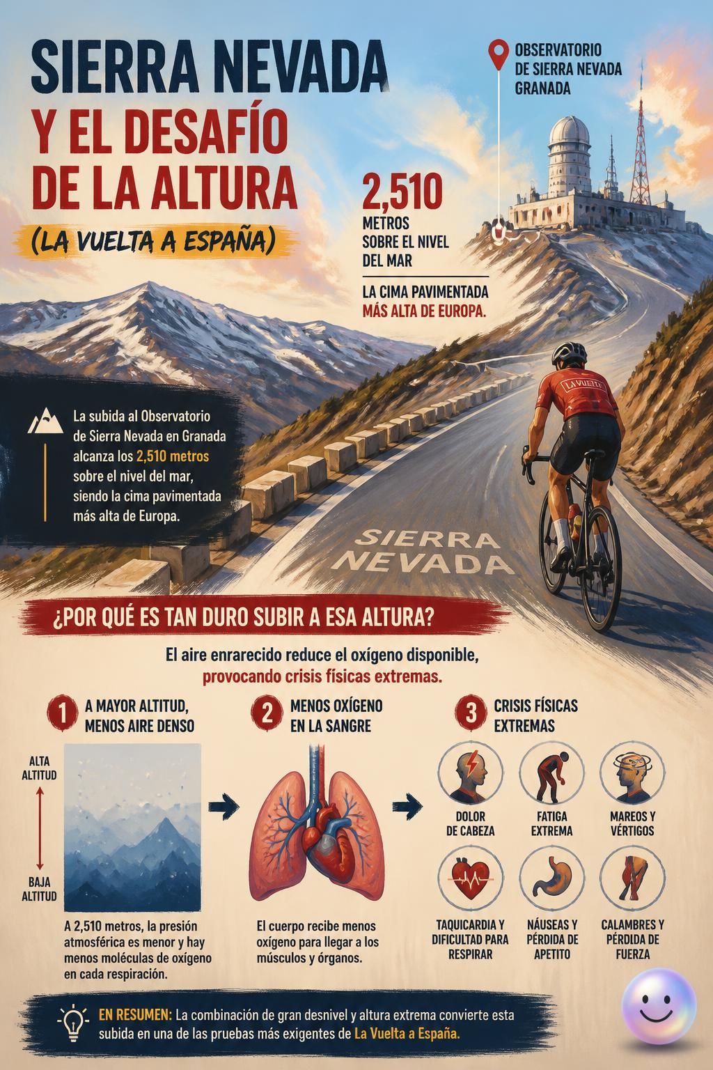 Sierra Nevada y el desafío de la altura