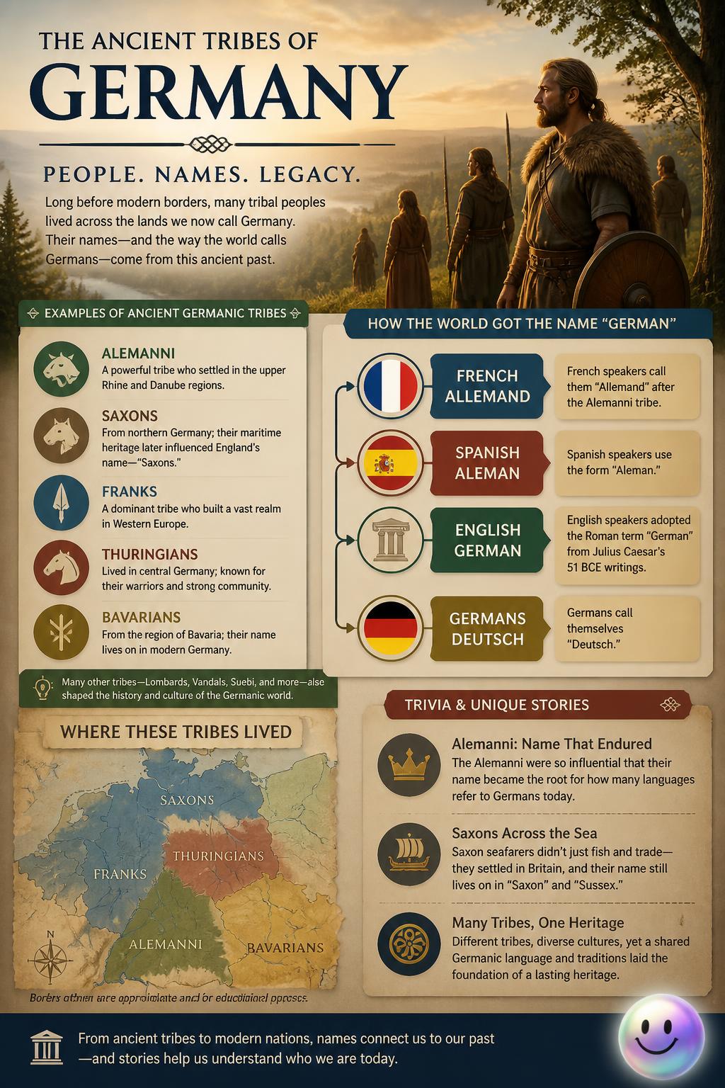 The ancient tribes of Germany