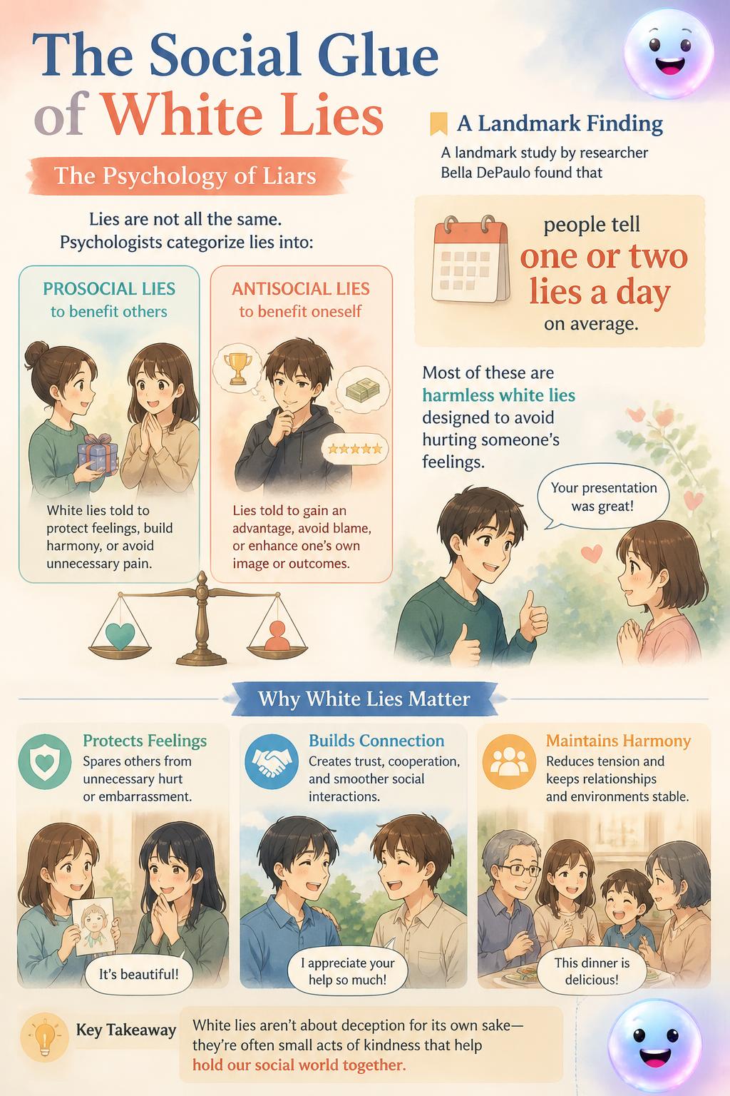 The social glue of white lies