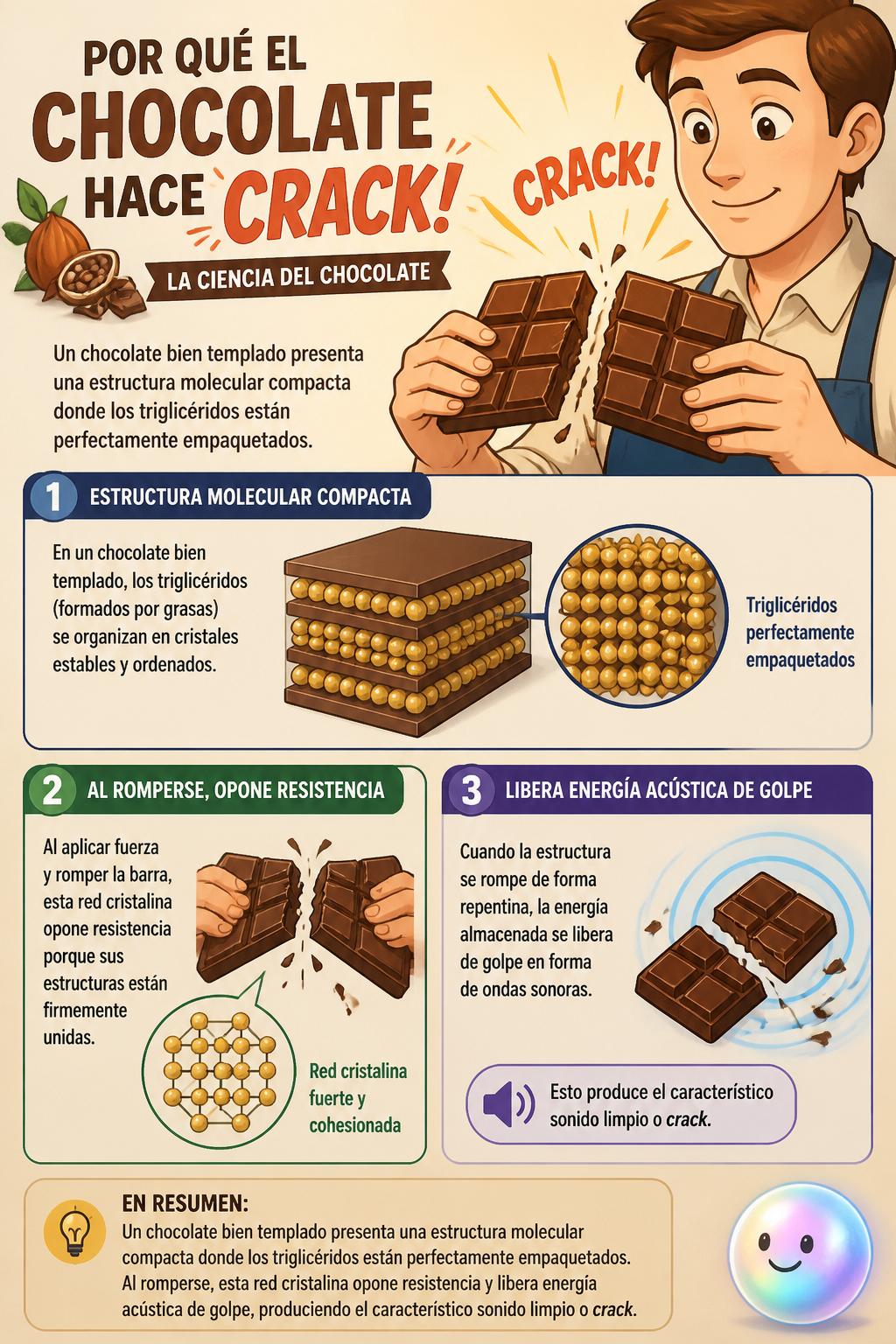 Por qué el chocolate hace crack
