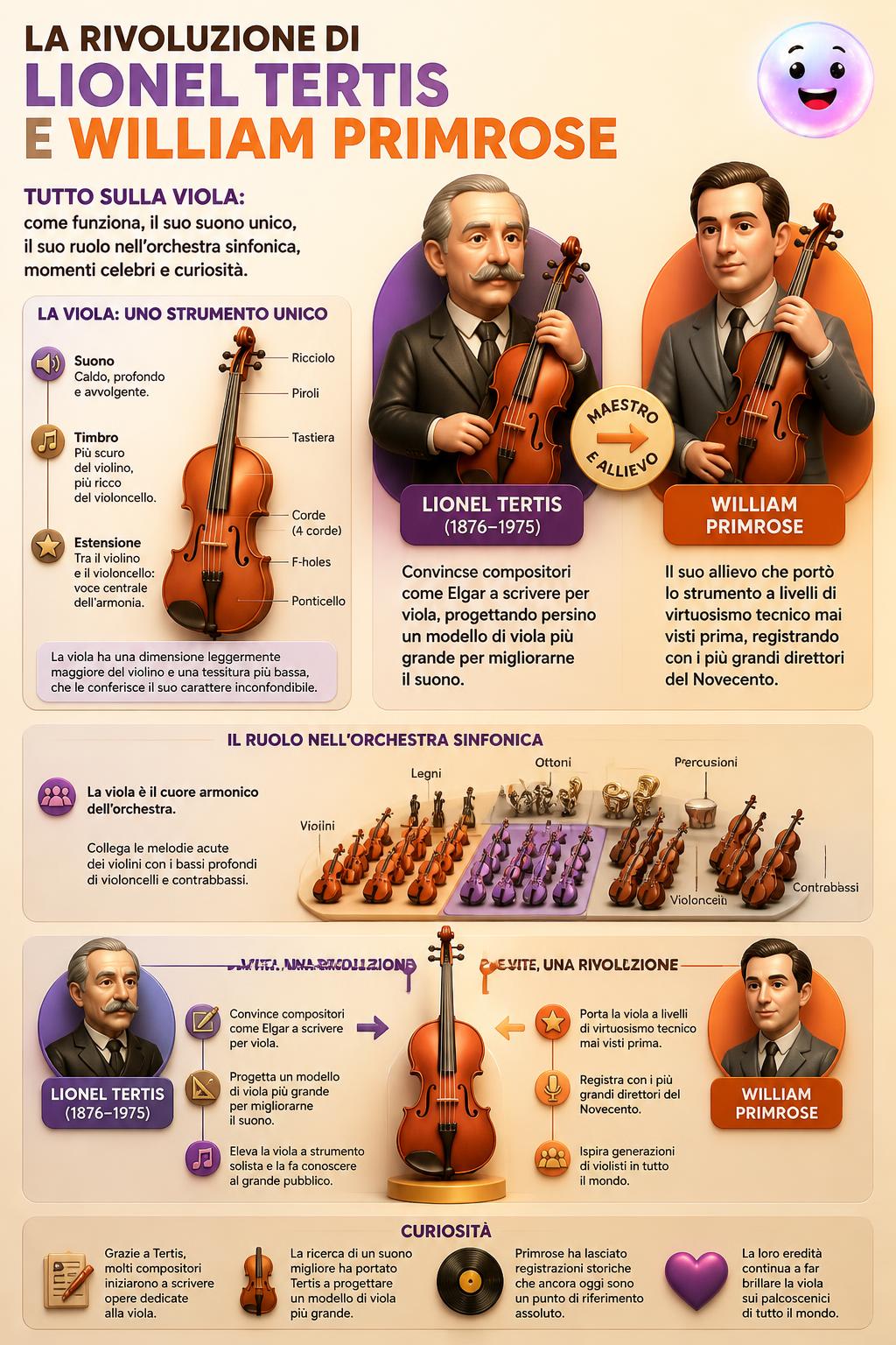 La rivoluzione di Lionel Tertis e William Primrose