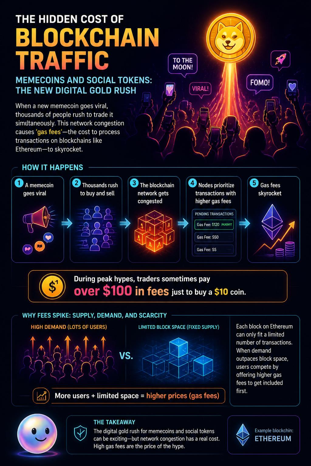 The hidden cost of blockchain traffic