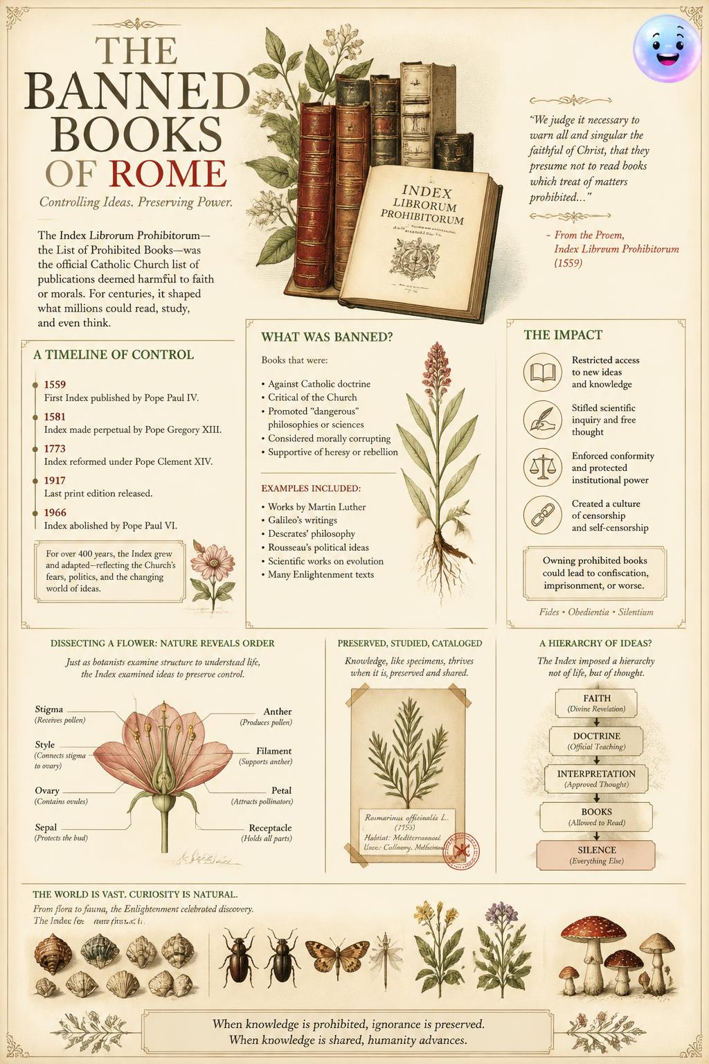 The banned books of Rome