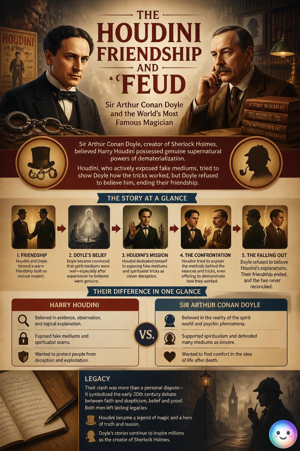The Houdini friendship and feud