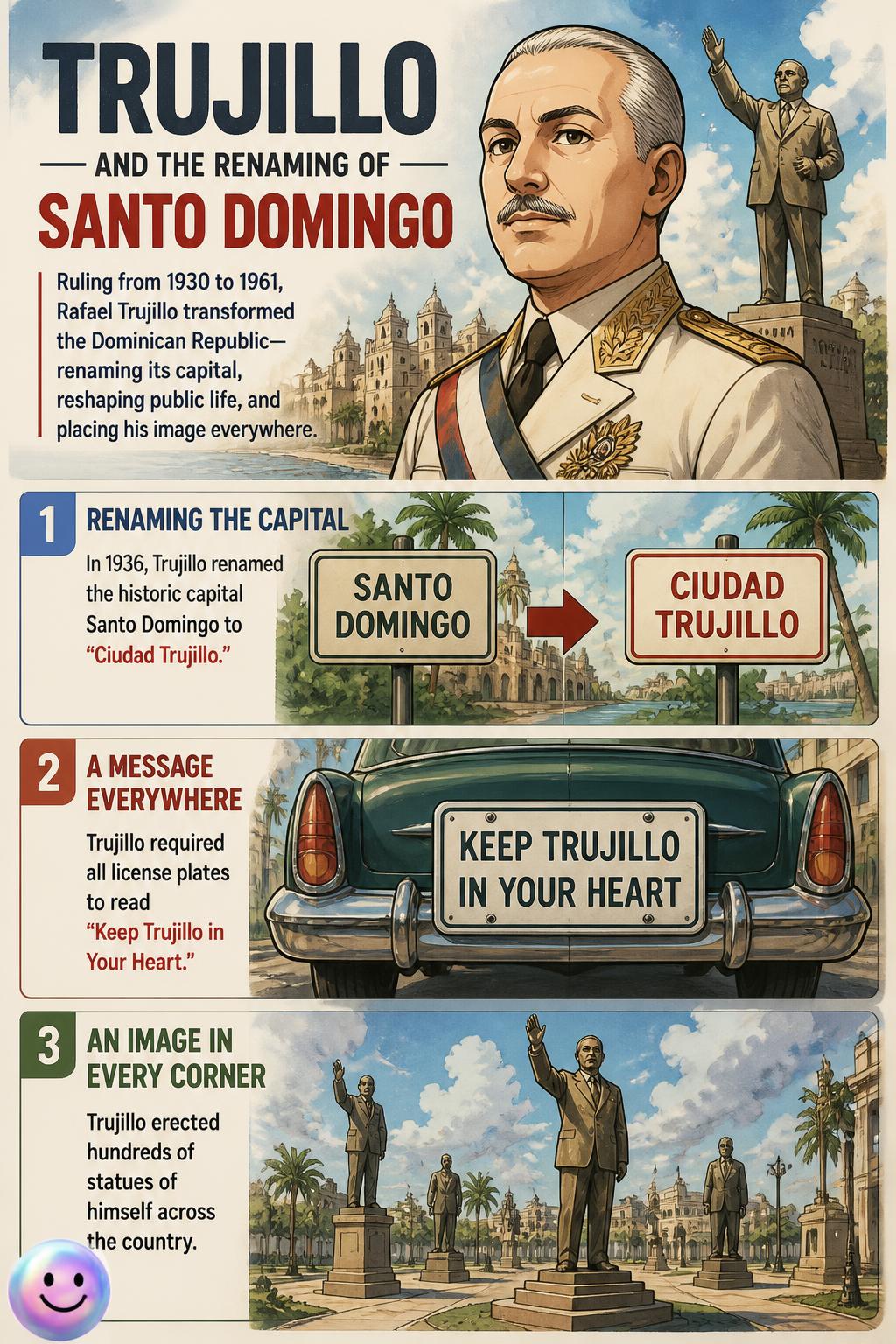 Trujillo and the renaming of Santo Domingo