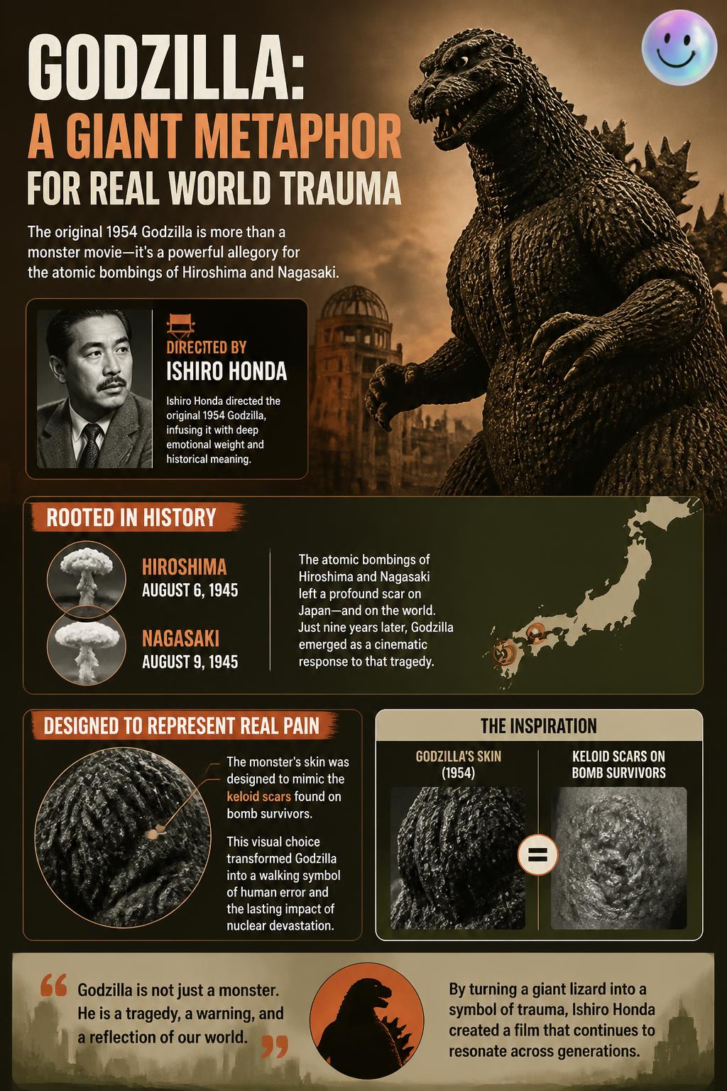 Godzilla as a giant metaphor for real world trauma