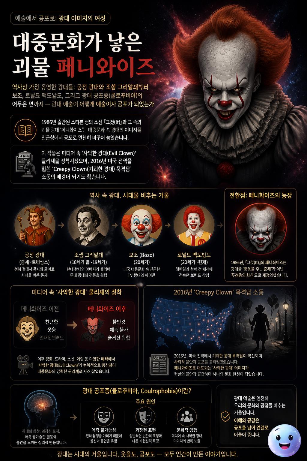 대중문화가 낳은 괴물 페니와이즈