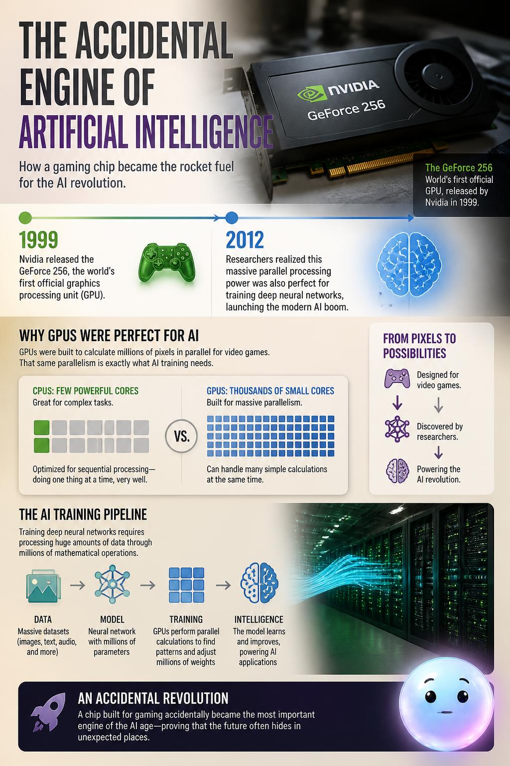 The accidental engine of artificial intelligence