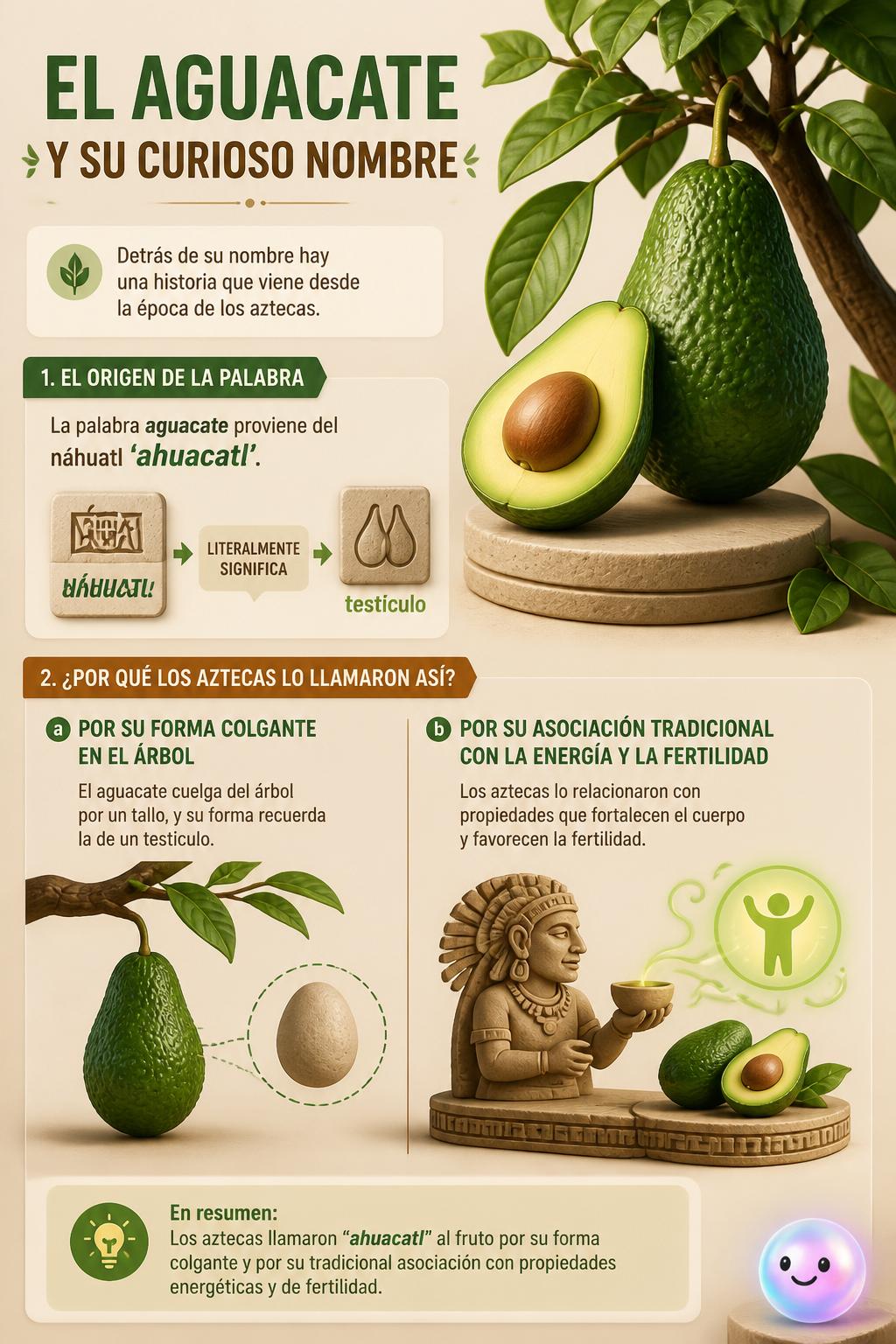El aguacate y su curioso nombre