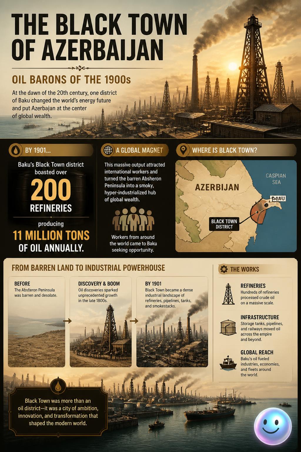 The Black Town of Azerbaijan