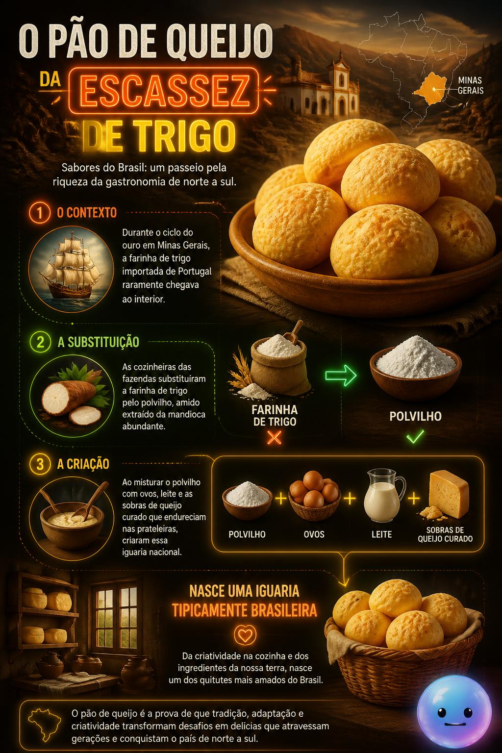 O pão de queijo da escassez de trigo