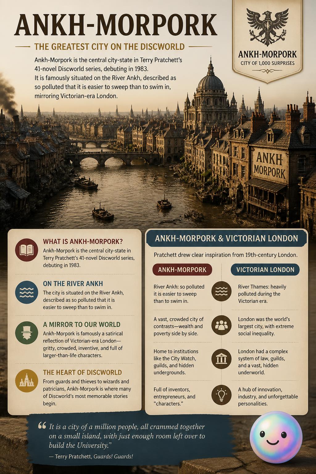 Ankh-Morpork and the Discworld fantasy