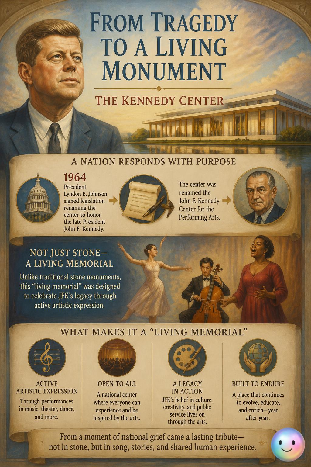 From tragedy to a living monument