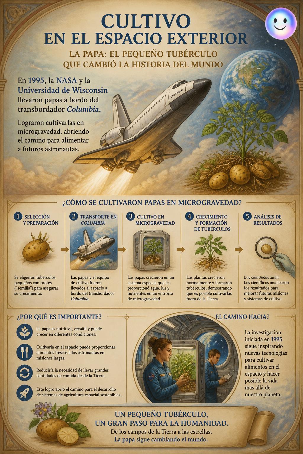Cultivo en el espacio exterior
