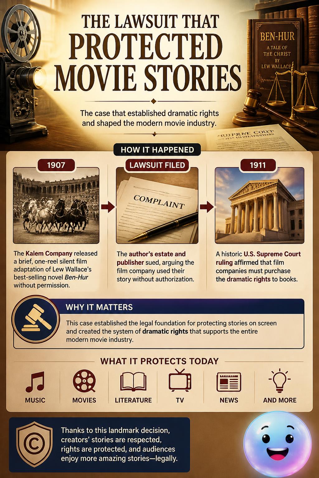 The lawsuit that protected movie stories