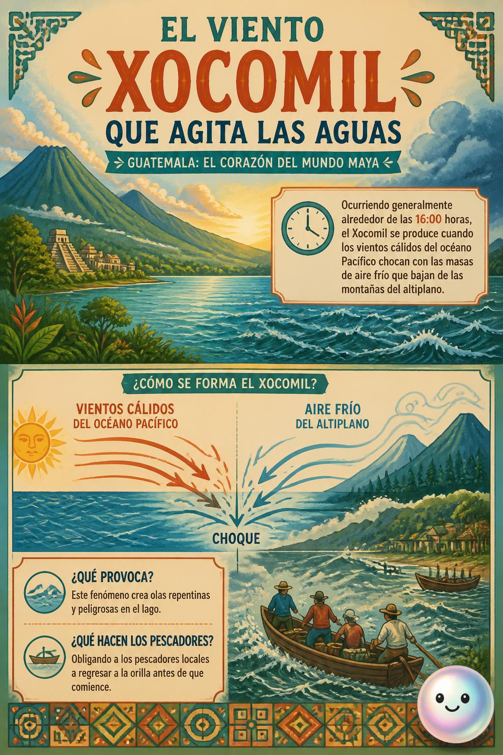 El viento Xocomil que agita las aguas