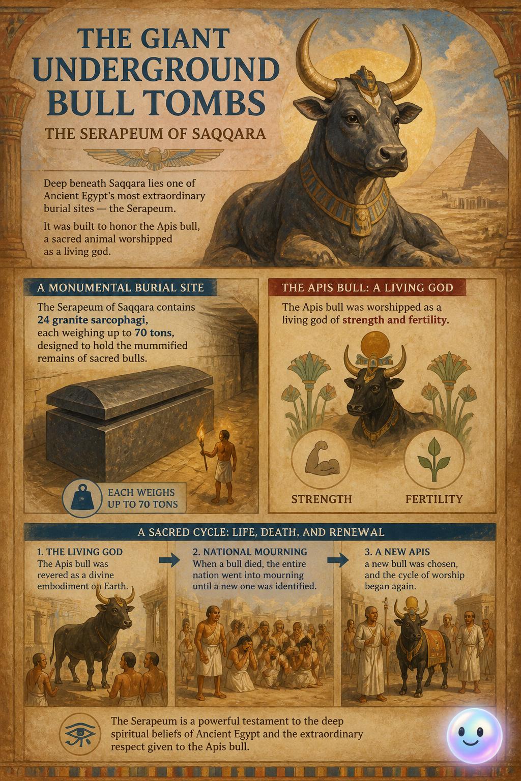 The giant underground bull tombs