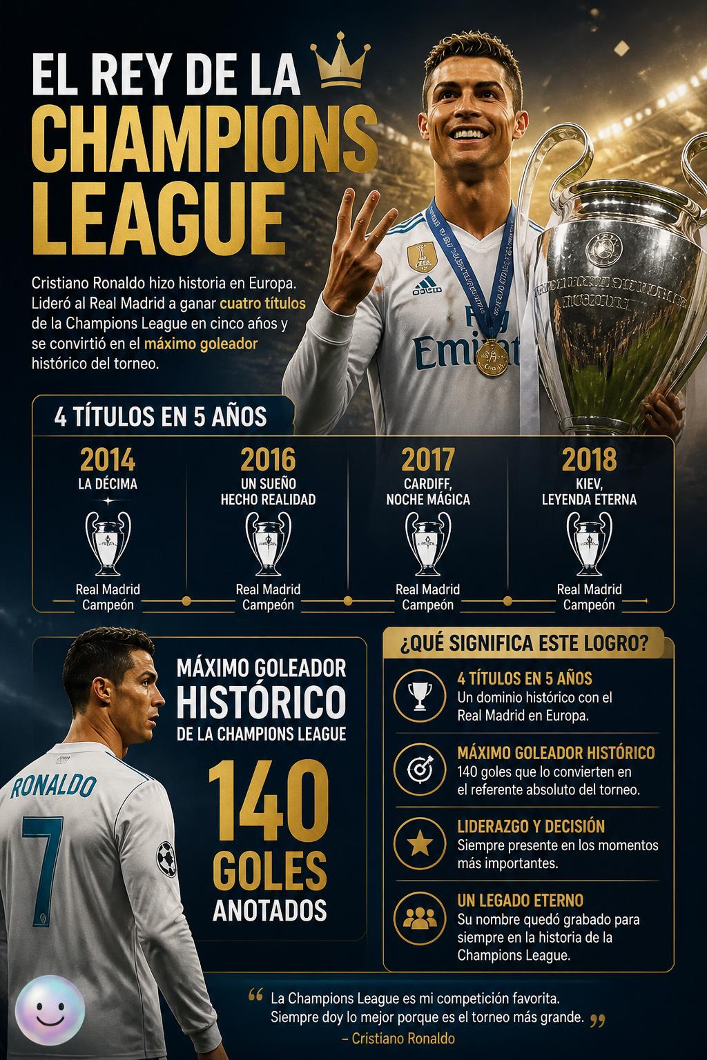 El rey de la Champions League
