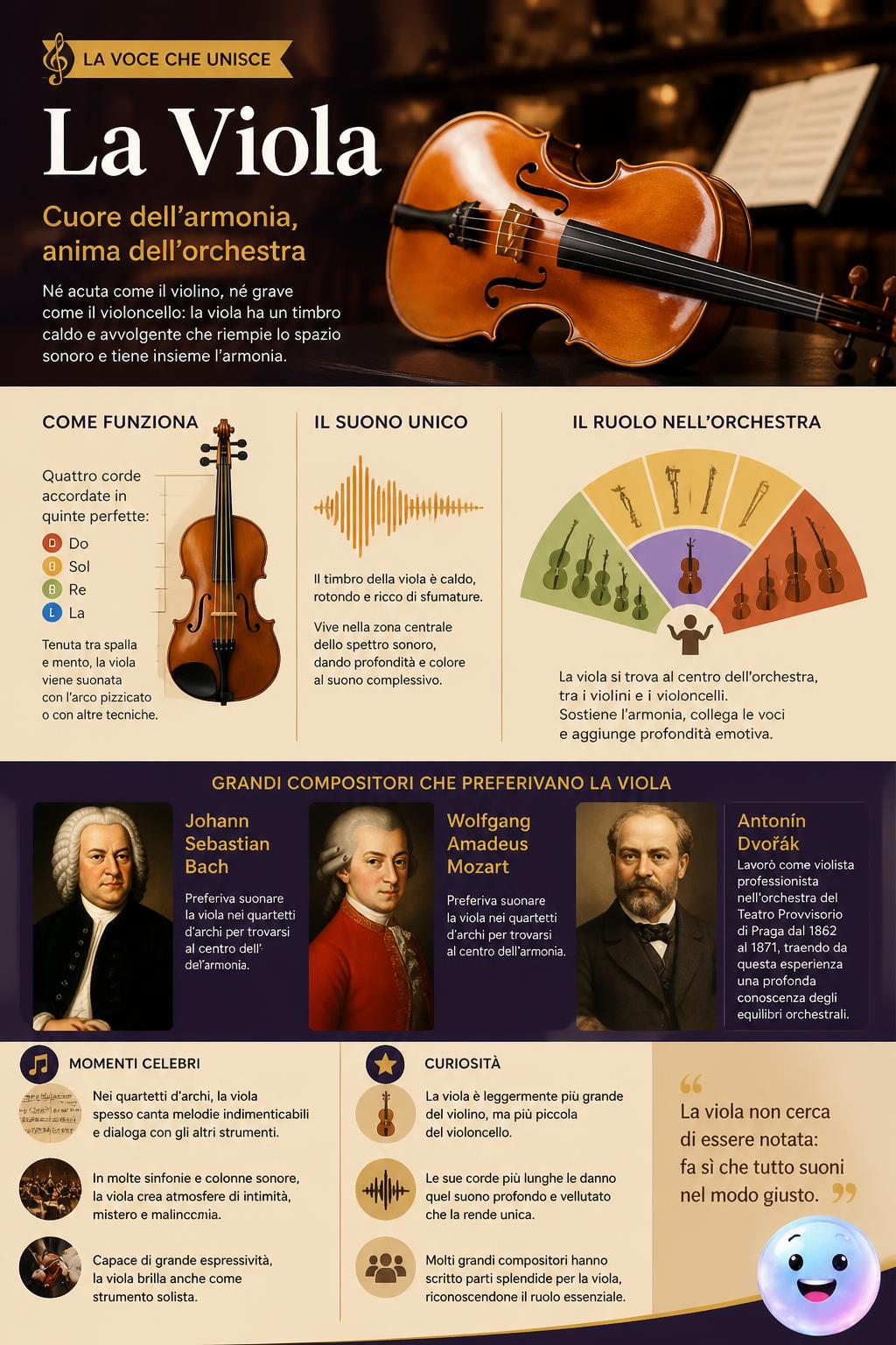 Grandi compositori che preferivano la viola