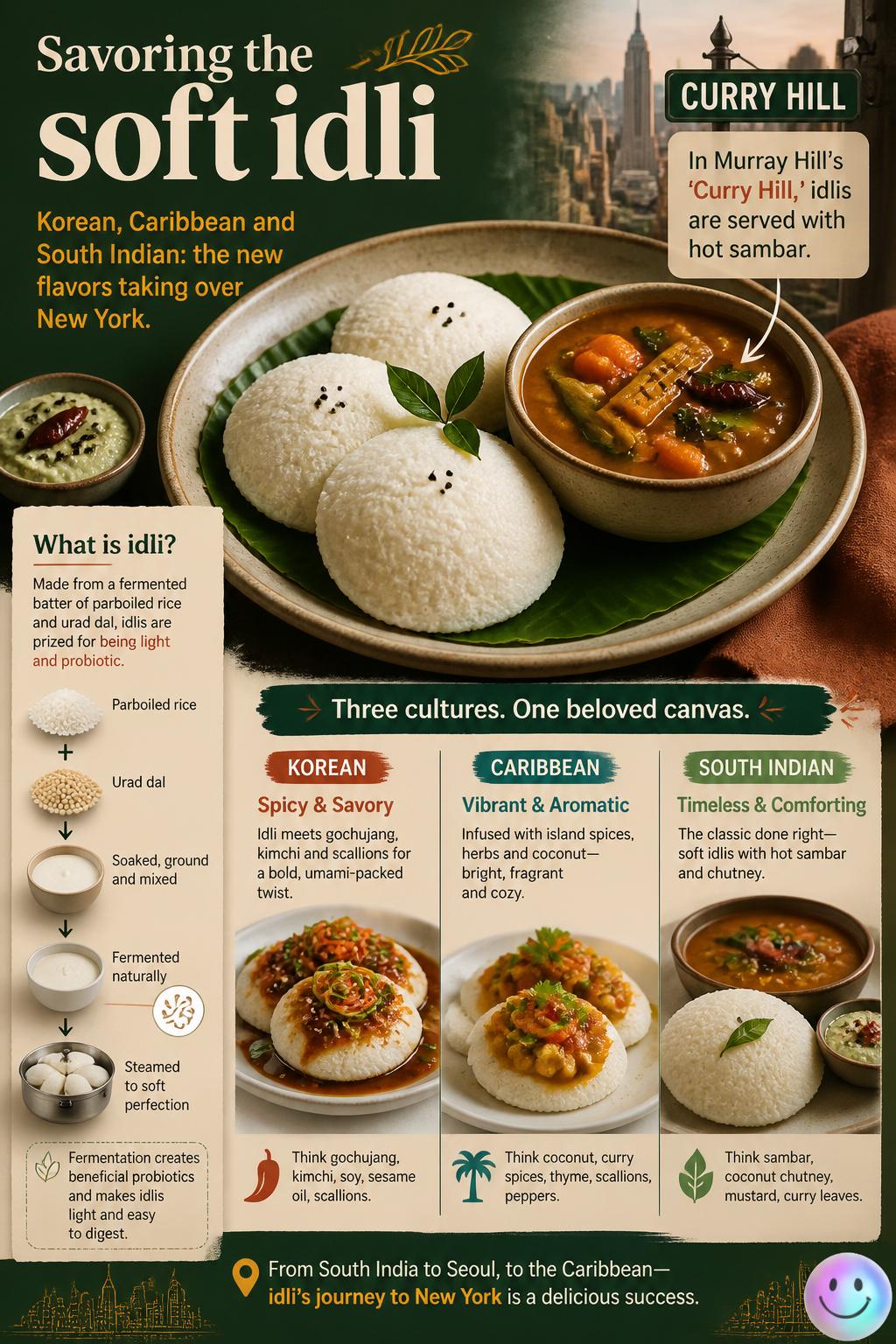 Savoring the soft idli