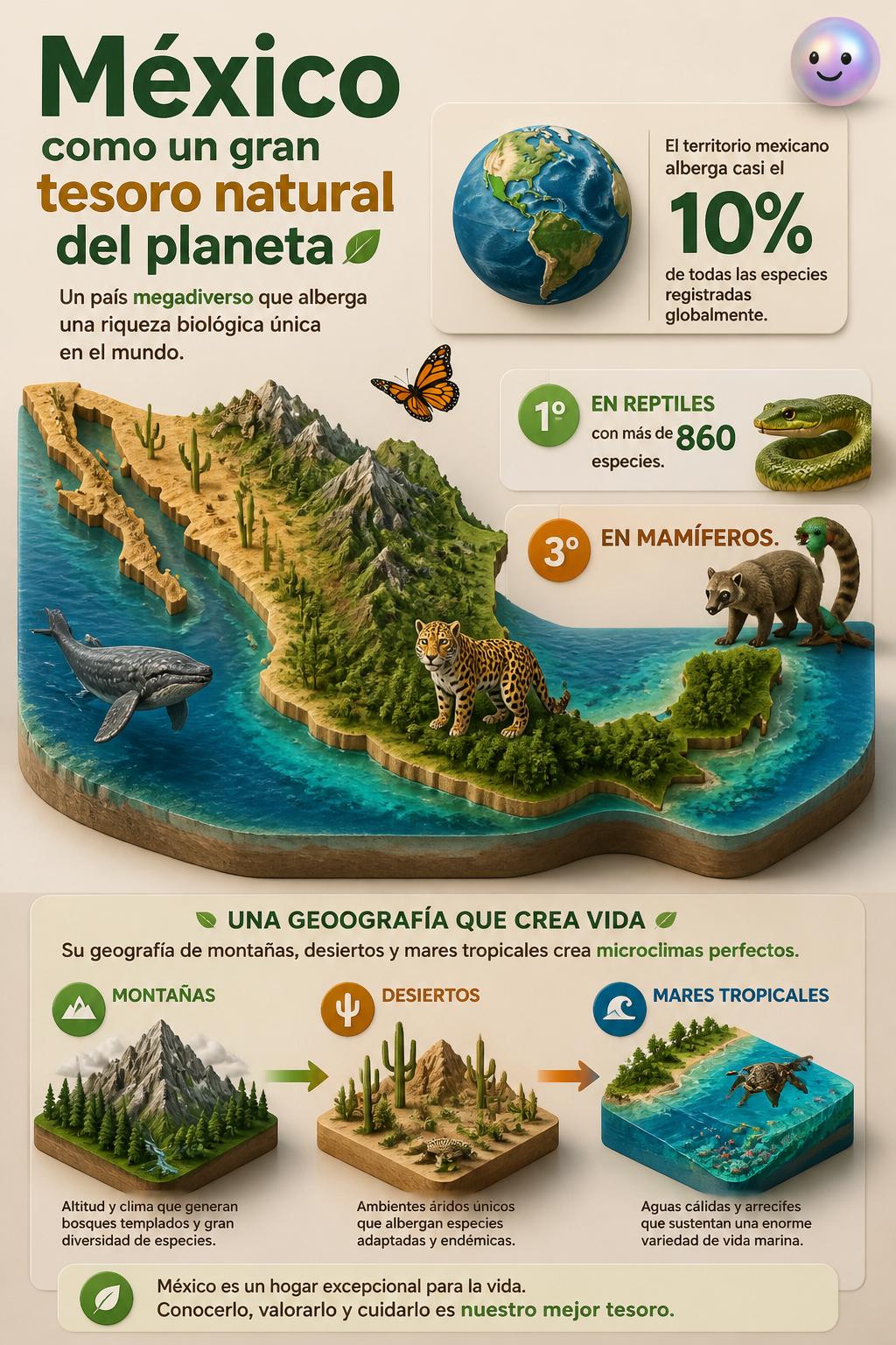 México como un gran tesoro natural del planeta