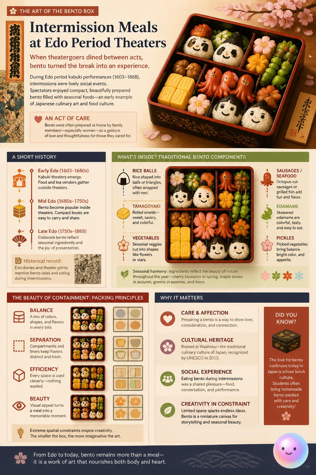 Intermission meals at Edo period theaters